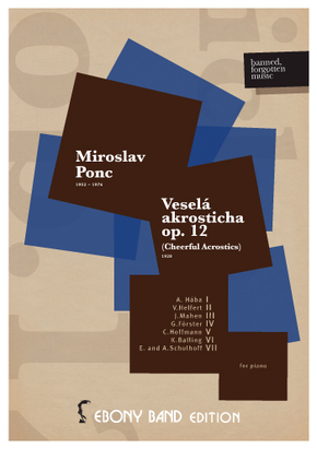 Miroslav Ponc - Veselá akrosticha op.12